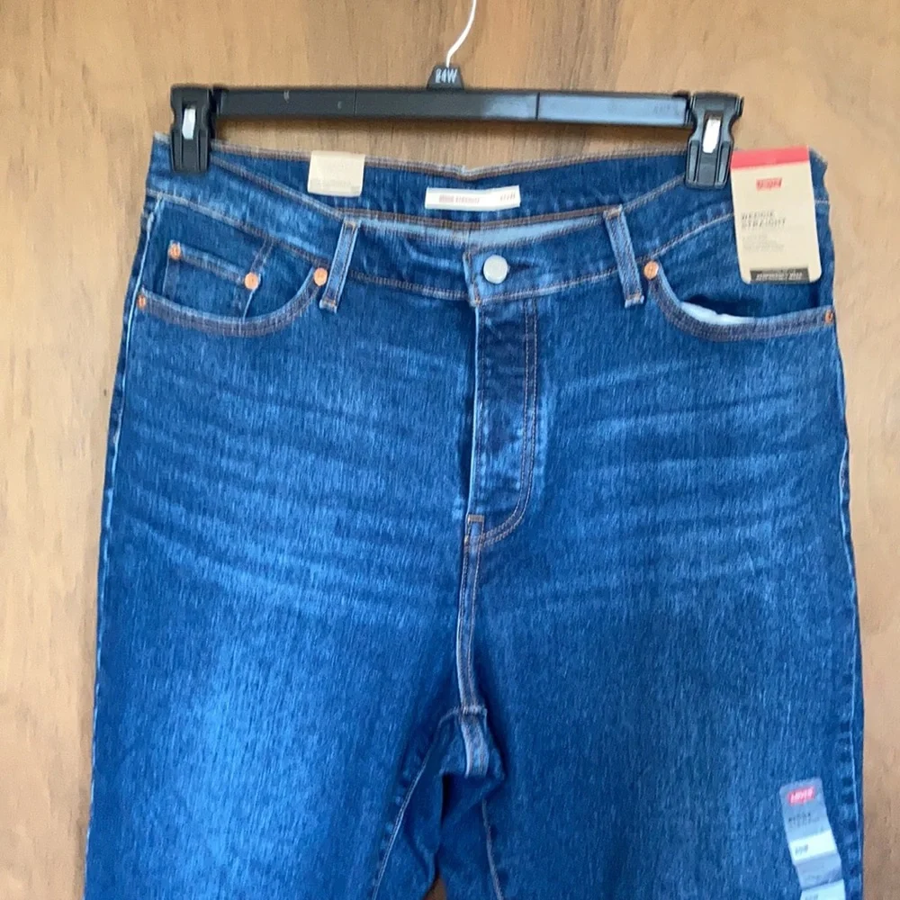 Offer$40 Levi’s wedgie straight jean high rise snug through hip & thigh 20W - Picture 10 of 17